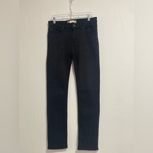 Levi's Men's Dark Black Skinny Jeans